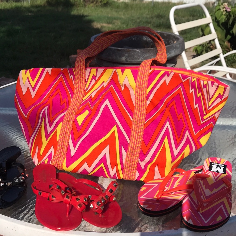 M Missoni beach bag NWT